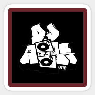 Able 1 Logo Sticker